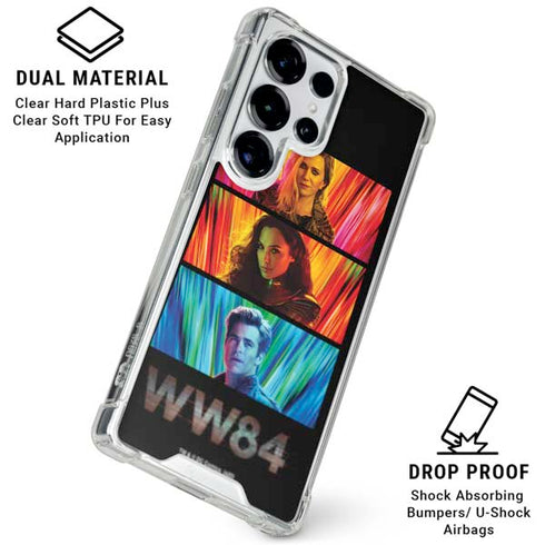 Wonder Woman 1984 (2020) Characters Poster Galaxy S25 Ultra Clear Case